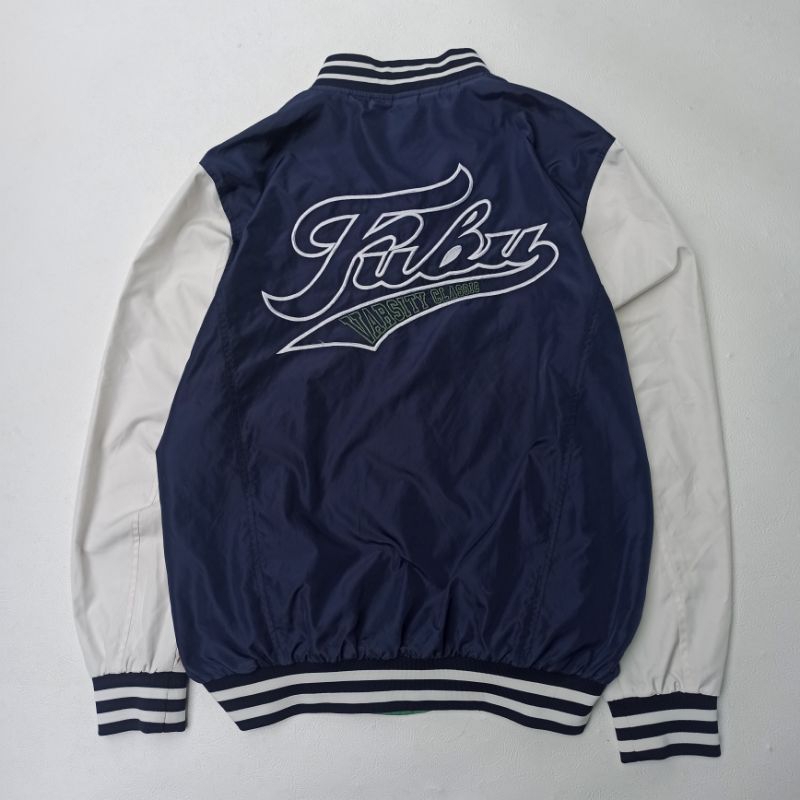 VARSITY JACKET FUBU CLASSIC 3 COLOUR NOT JNCO EVISU DOGTOWN SOHK