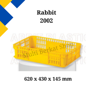 Rabbit Keranjang Container Box Industri Plastik 2002 Termurah
