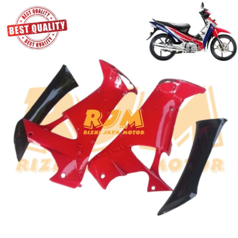 SAYAP LUAR DALAM SUPRA X 125 LAMA MERAH HITAM