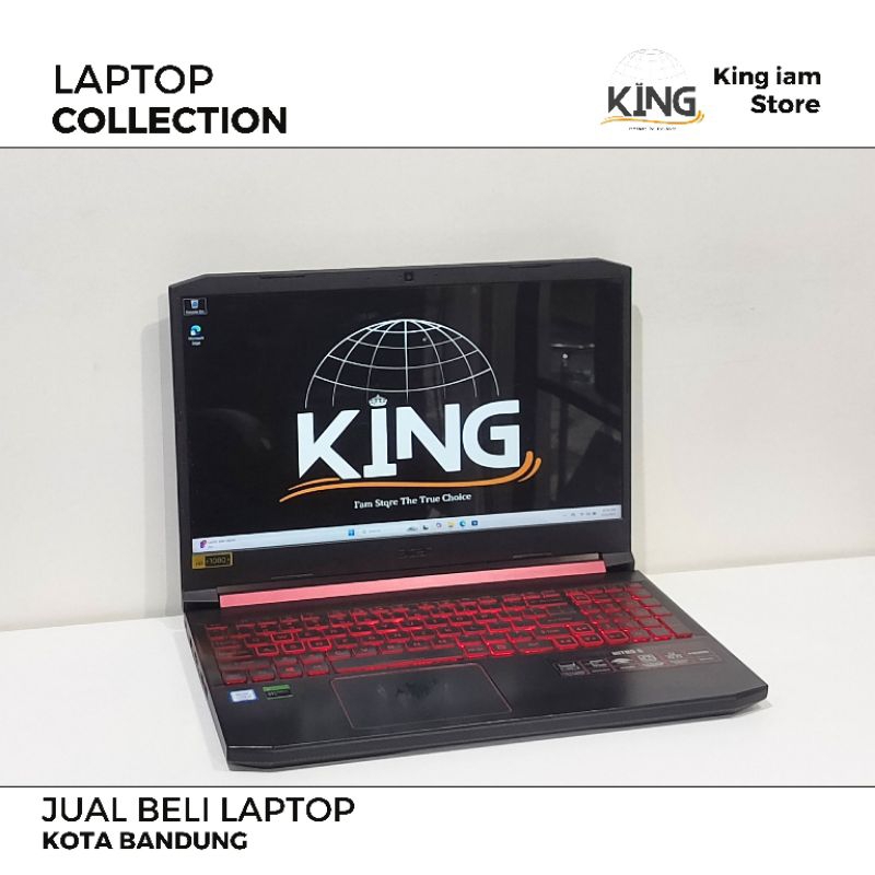 ACER NITRO 5 AN515-54 INTEL I5 9300H RAM 16GB SSD 512GB NVIDIA GTX 1650 4GB