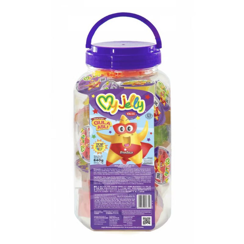 

My Jelly Wong Coco Toples 840gr isi 60cups [ 1 Karton 6 Toples ]