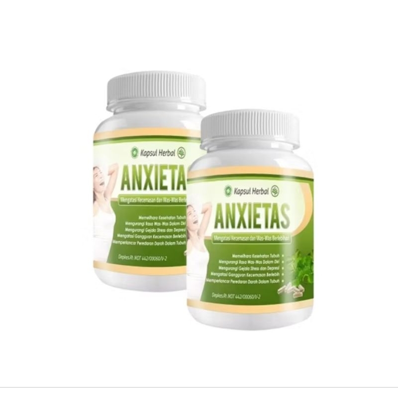 ANXIETAS ASLI ORIGINAL OBAT HERBAL ATASI GANGGUAN KECEMASAN STRESS