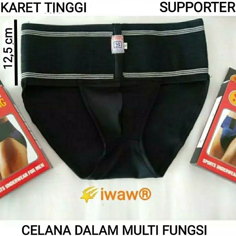 KODE V92H FULL BRIEF SUPORTER UNTUK PEKERJA BERAT  OLAHRAGA FUNGSI MENCEGAH HERNIA  VARIKOKEL  CELAN