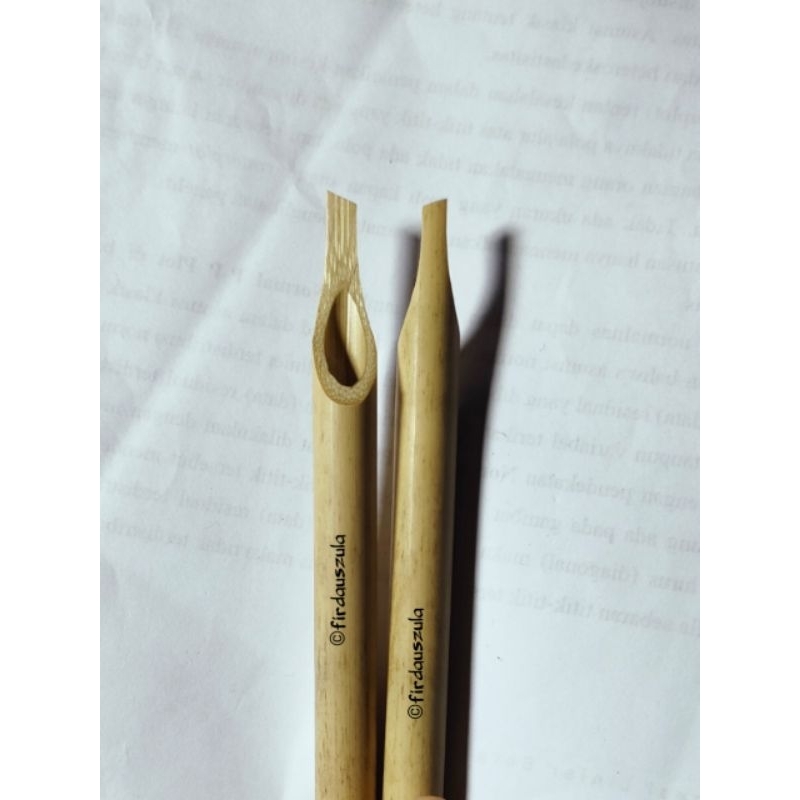 

Kuas Qalam Bambu Pulpen Pena Khat Kaligrafi Arab