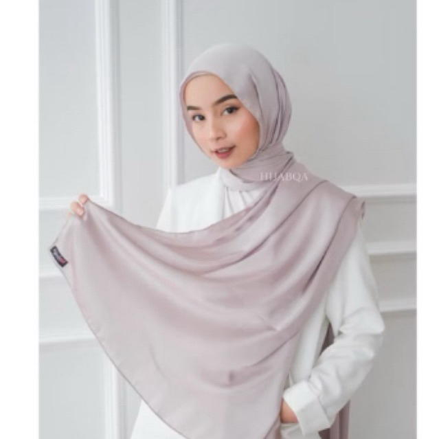 HIJABQA - Rayya Silk Pashmina Cradenza Satin [PRELOVED]