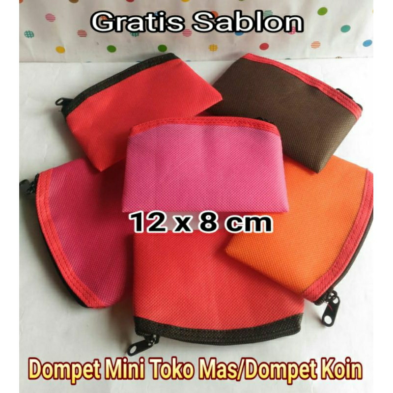 DOMPET TOKO MAS/ DOMPET TOKO PERHIASAN/ DOMPET KOIN / DOMPET MINI SPBOND / DOMPET GRATIS SABLON