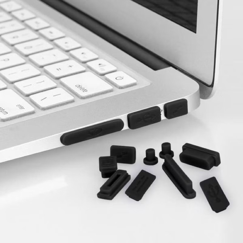 [13 PCS] PENUTUP PORT LAPTOP ANTI DEBU / DUST PLUG NOTEBOOK / DUST PROOF LAPTOP UNIVERSAL