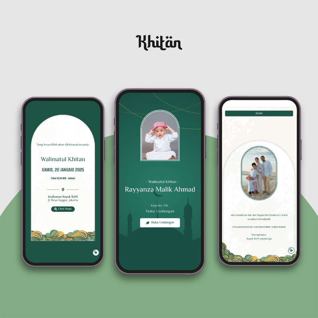 Undangan Website Khitan | Simple Design