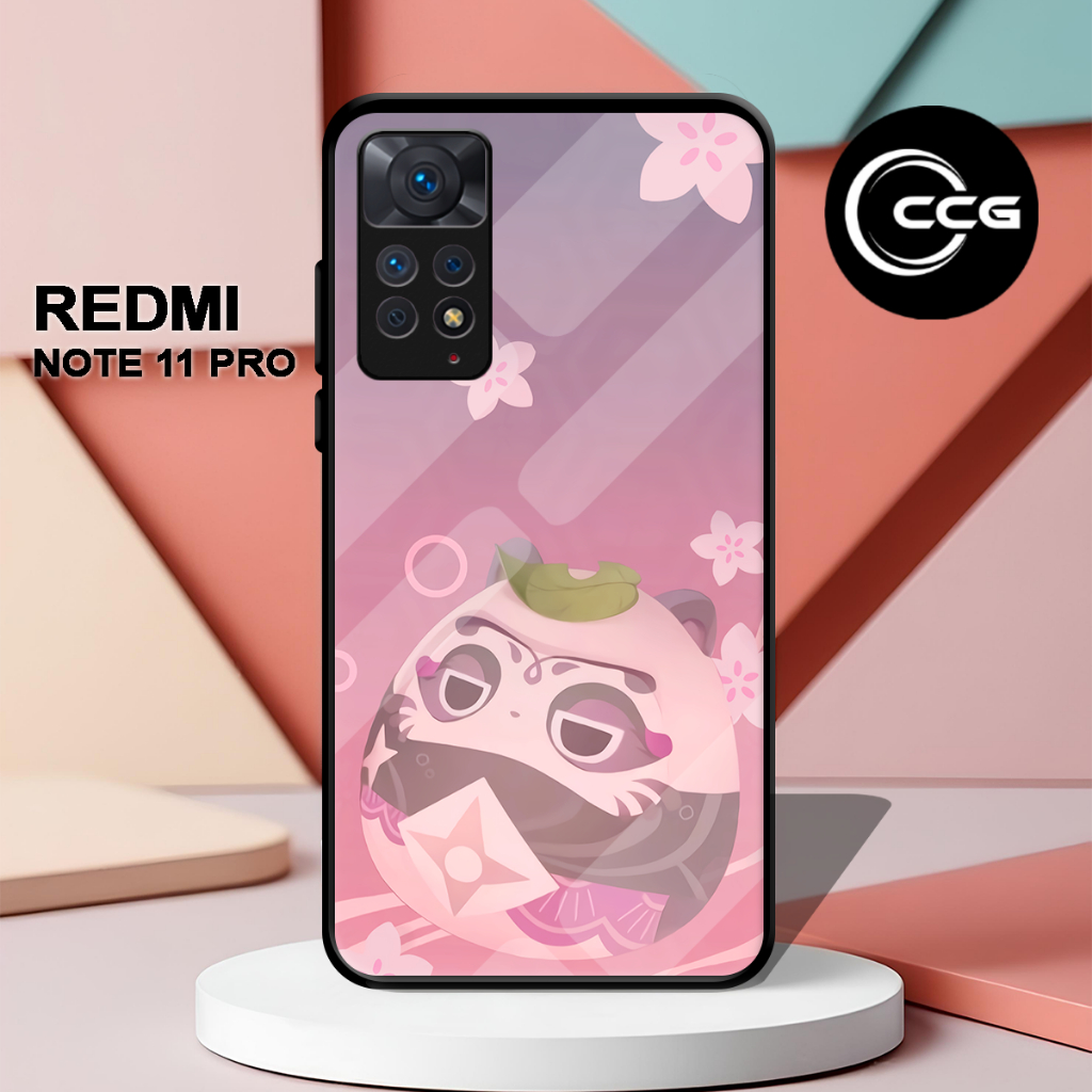 ( LV 9 ) Casing Case Sofcase Glossy Untuk hp Redmi Note 11 Pro l Motif Anime l Abstrak l Cute l Lucu