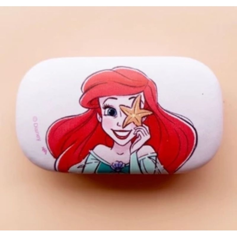 Ariel Mermaid Tin Earphone case - tempat earphone/asesoris Ariel Mermaid