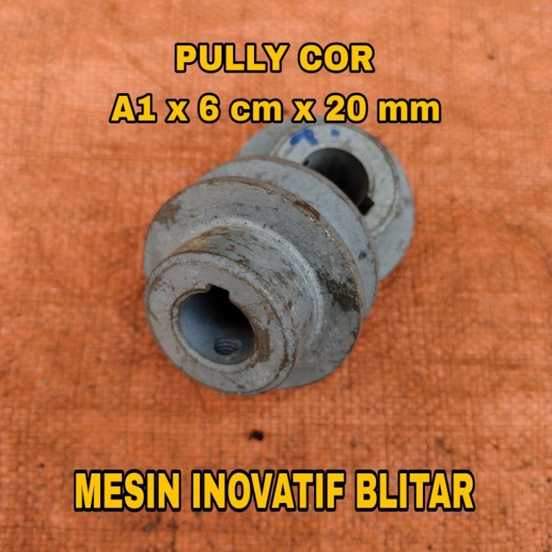 Pully Cor A1 x 6cm x 20mm | Pully jalur lubang A1 (Pully Engine)