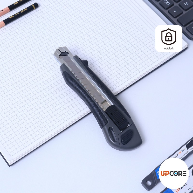 

[Pelangi Stationery] BANTEX Cutter Pisau SK5 18mm Comfort Grip Autolock