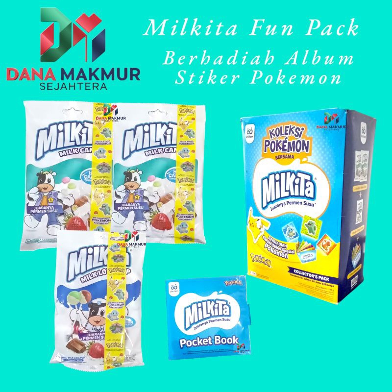 

MILKITA FUN PACK BERHADIAH ALBUM STIKER POKEMON