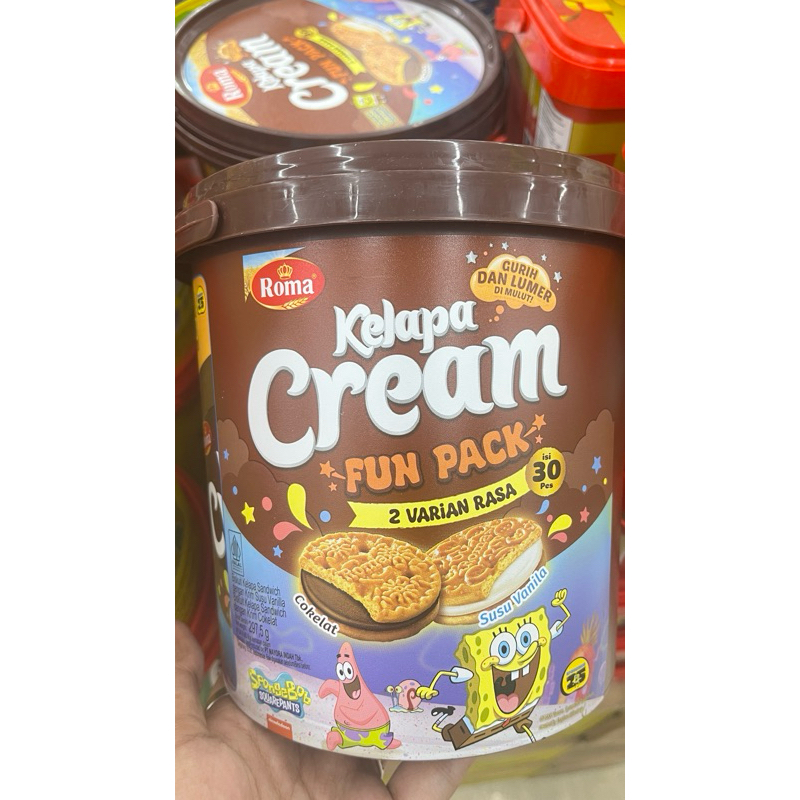 

Roma Biscuit Kelapa Cream Fun Pack 287g