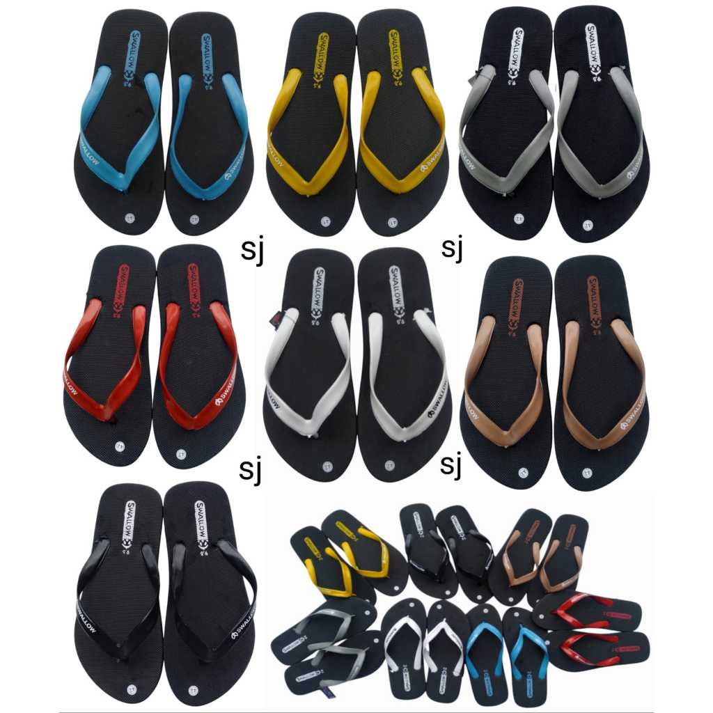 Sandal japit Pria Dewasa/Sandal Pria Tali Warna/Sandal Serba Guna&Tahan Lama