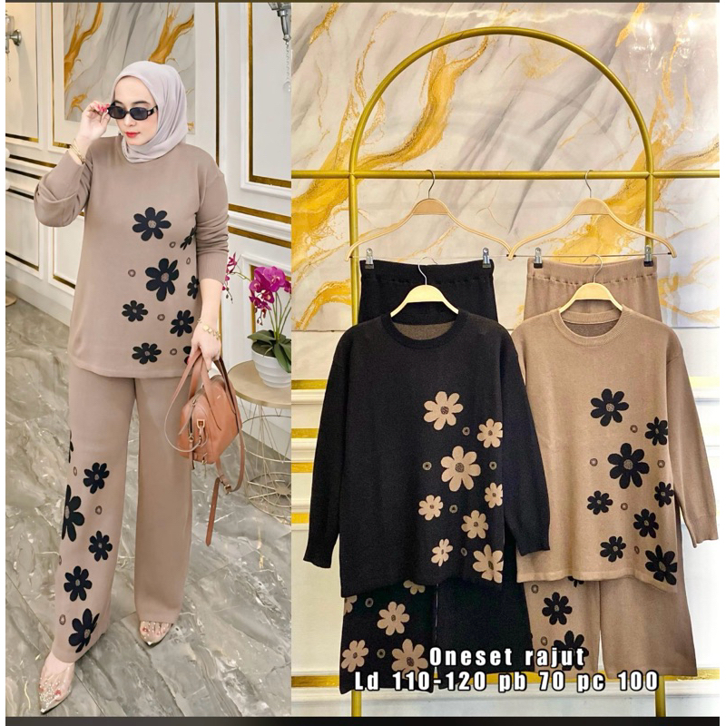 setelan celana wanita rajut import premium set wanita rajut import set cel wanita rajut