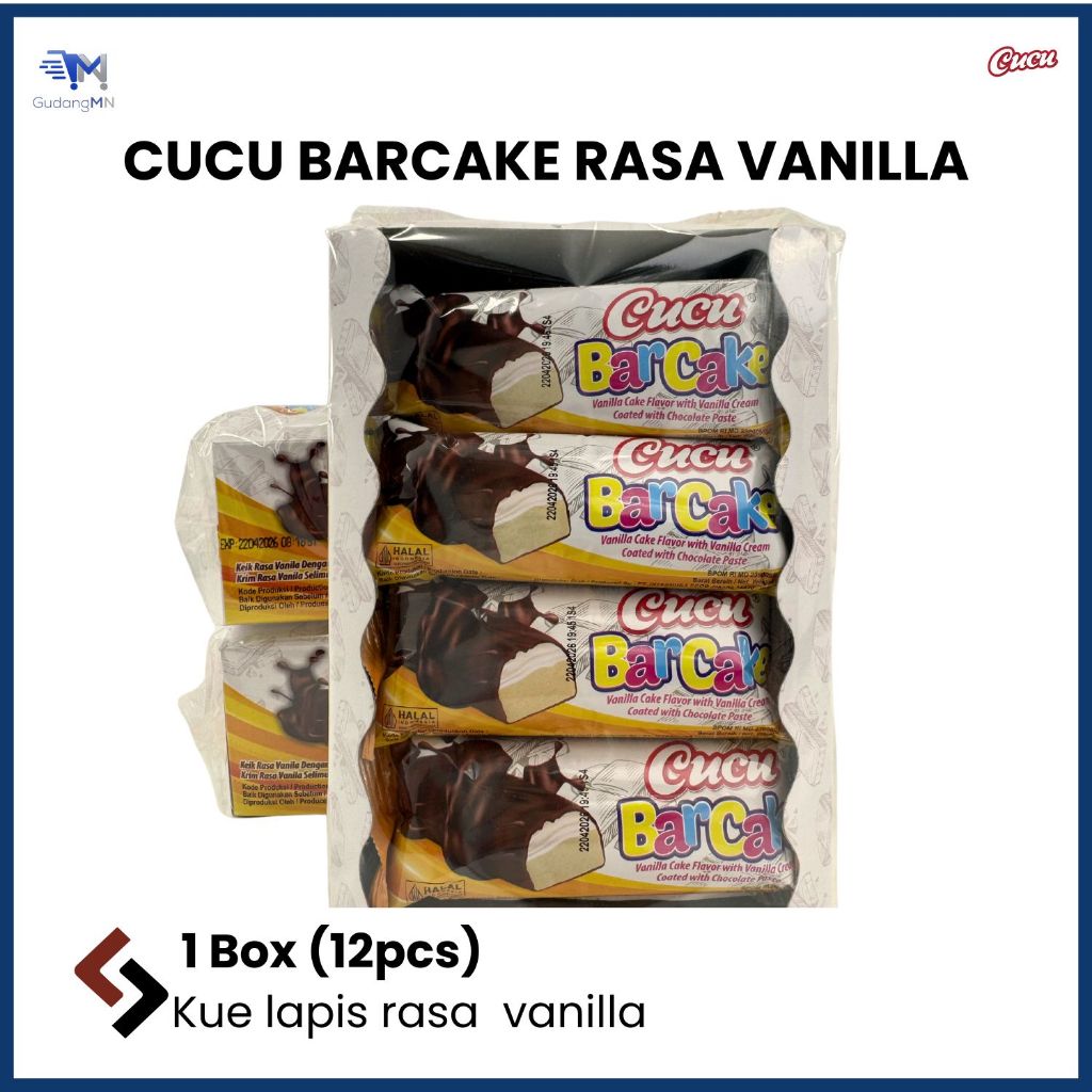 

CUCU BARCAKE RASA VANILLA 1 BOX