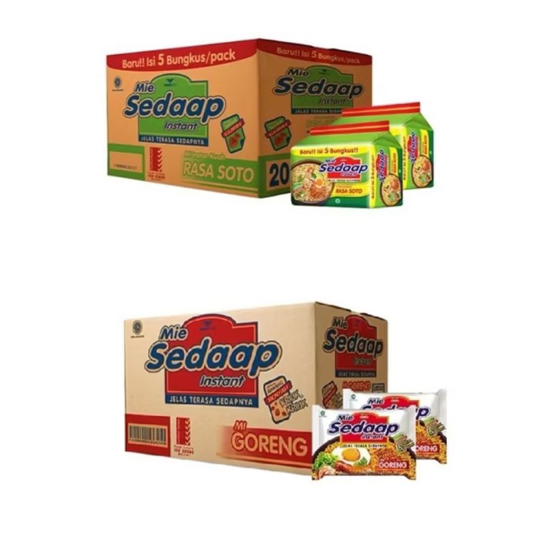 

Mie Sedaap Instant 1 Dus isi 40 pcs