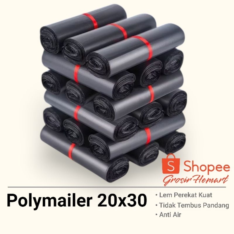 

Polymailer 20x30 Hitam