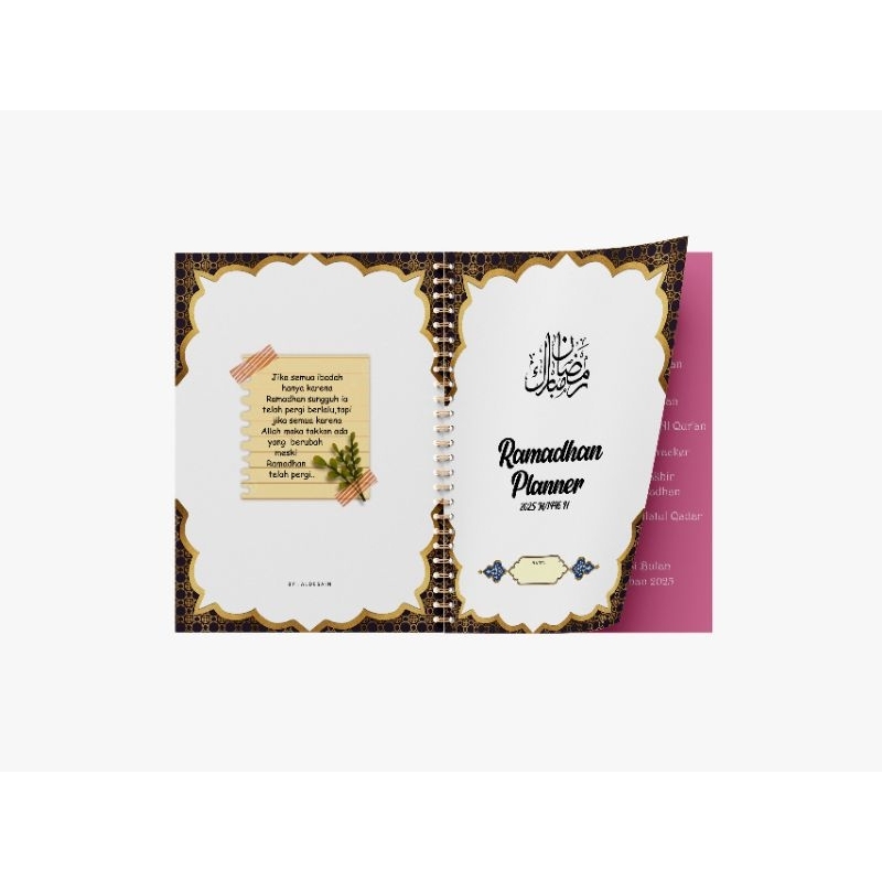 

BUKU RAMADHAN PLANNER 1447 H/2026 M