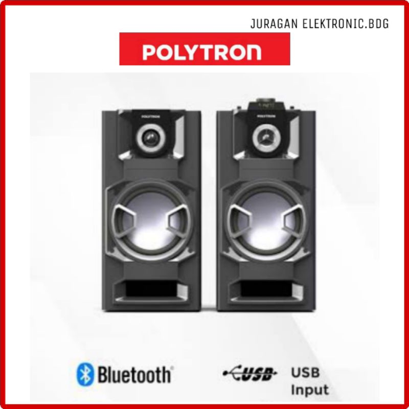 POLYTRON Bluetooth Speaker Aktif Karaoke 8 Inch PAS 8E12