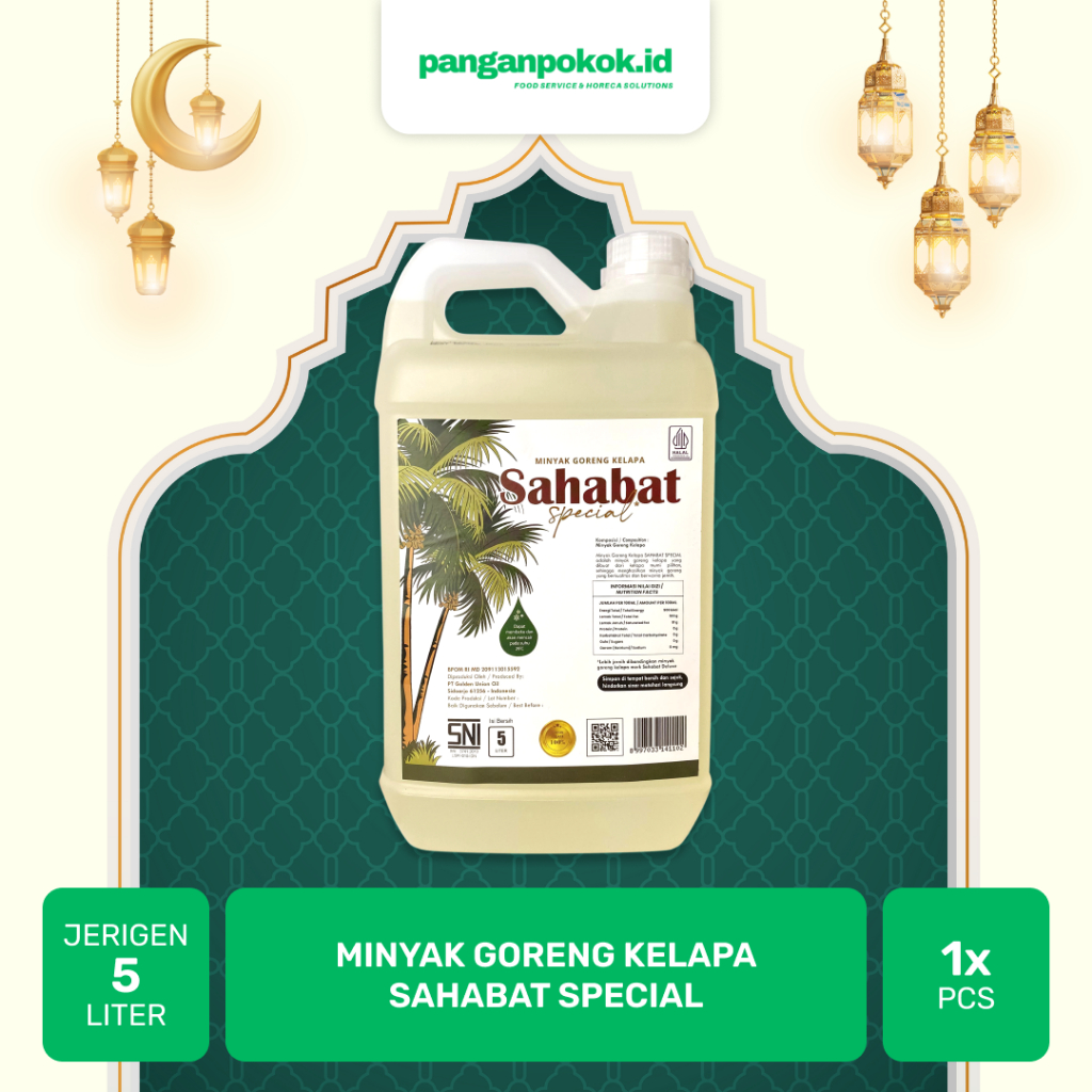

Sahabat Special Minyak Goreng Kelapa Jerigen - 5L