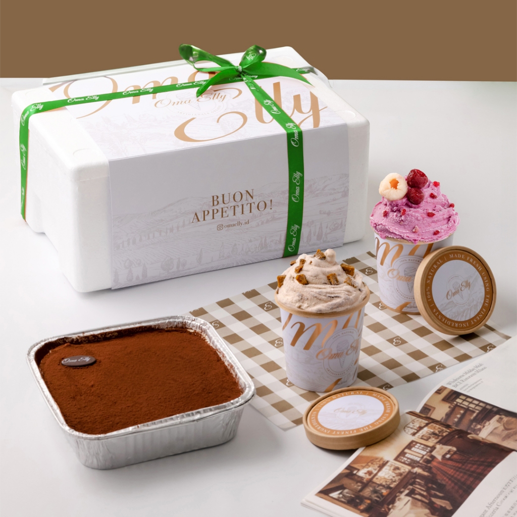 

Oma Elly Hampers - Gelato & Tiramisu Box