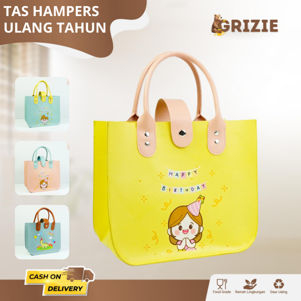 

Tas Hampers Ulang Tahun | Goodie Bag Ulang tahun | Tas Kulit Souvenir Hadiah Ultah Anak AMI02