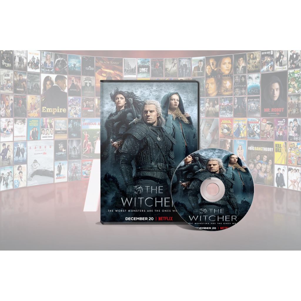 DVD The Witcher Season 1 & Season 2 & Season 3 (2019-2023)