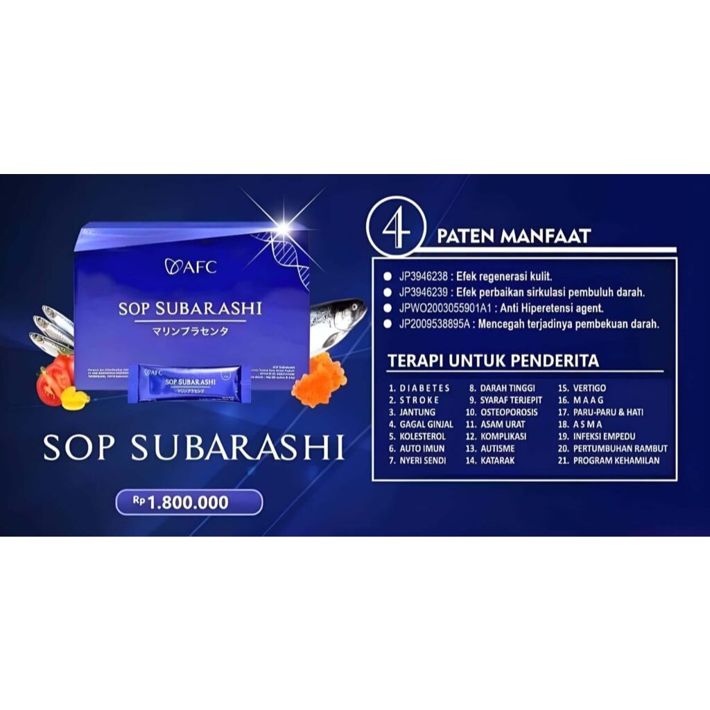 Sop Subarashi 100%Original