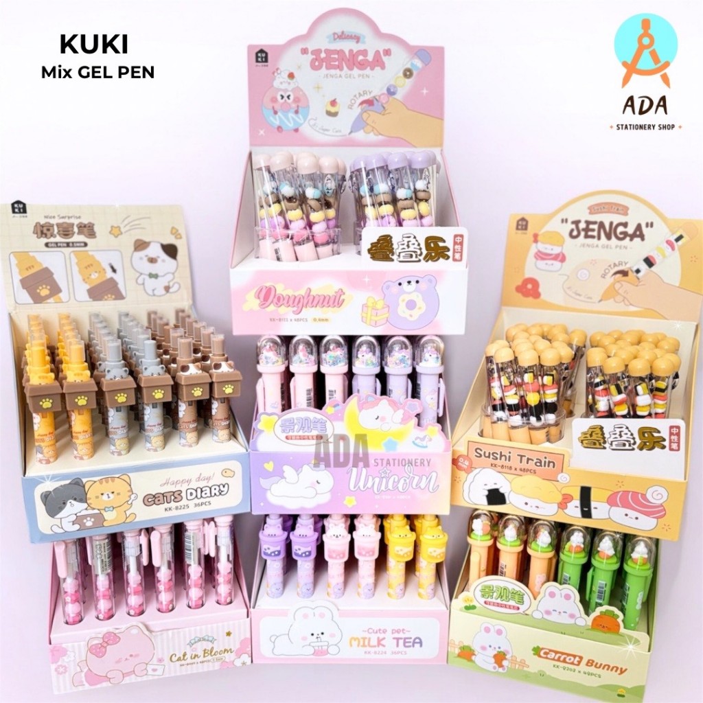 

(PEMBELIAN MIN. 2 PULPEN ) REQUEST WAJIB CHAT TOKO! ANEKA MACAM PEN KUKI /GEL PEN LUCU/GROSIR