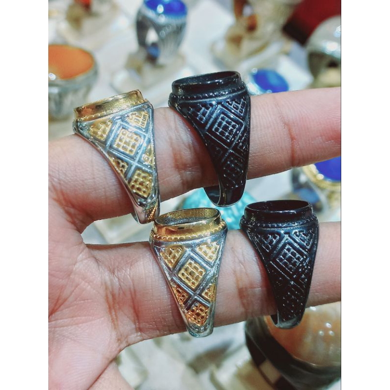 Emban cincin ring titanium super tanam 10x12