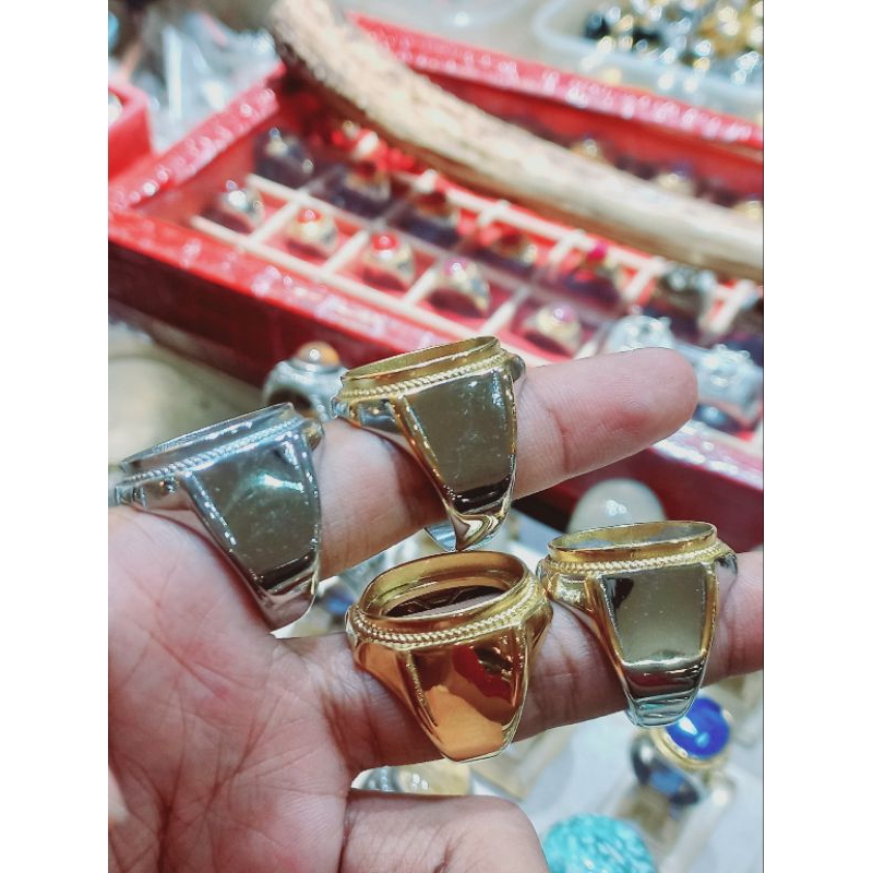 Emban cincin ring titanium super tanam 13x18