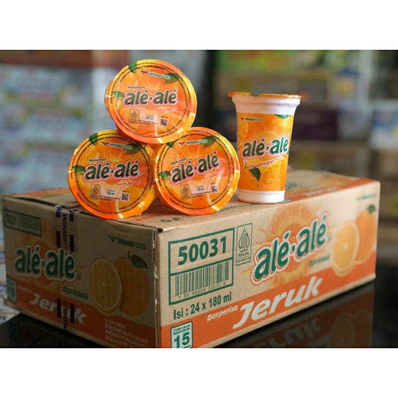

Ale- Ale Rasa Sirsak, Rasa Stroberi, Rasa Leci, Rasa Jambu Biji, Rasa Mangga Isi 24 X 180ml