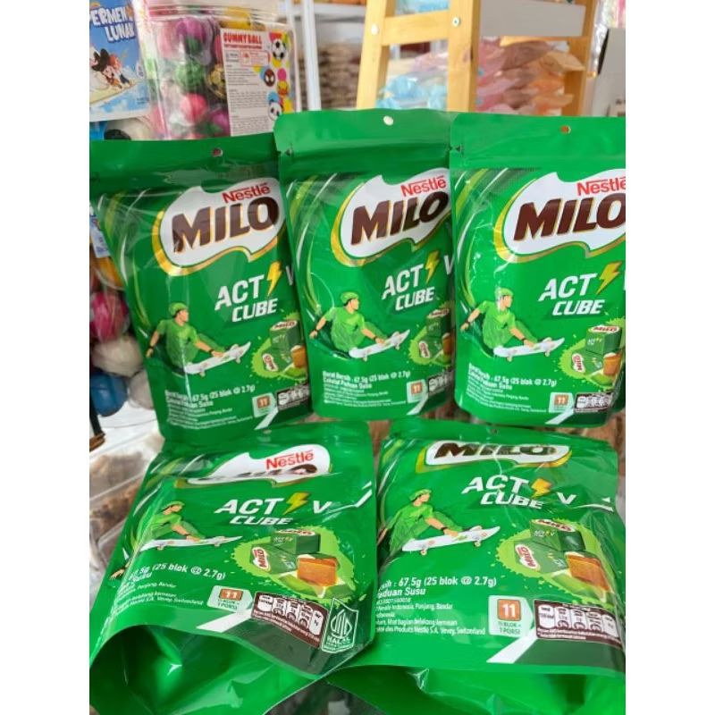 

Nestle Milo Act Cube isi 25bj