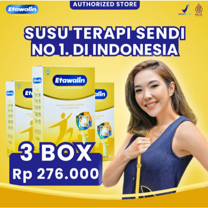 

Etawalin 3 Box - Susu Kambing Etawalin Asli Original Atasi Nyeri Sendi Dan Tulang
