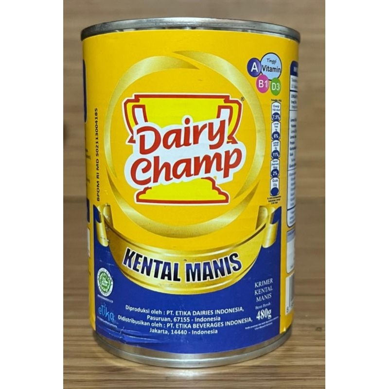 

Susu kental manis Dairy Champ 480 gr