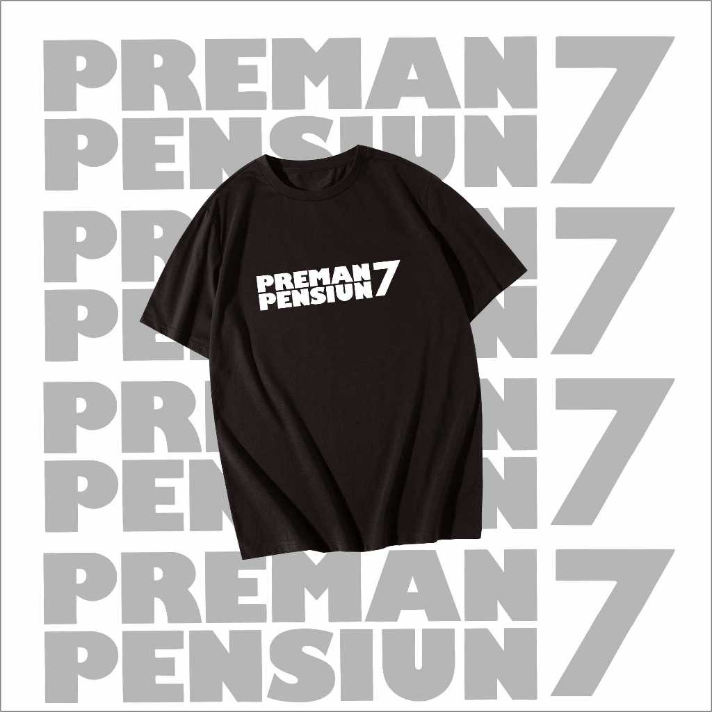 KAOS PREMAN PENSIUN 7 BAHAN COTTON COMBAT 24S PREMIUM