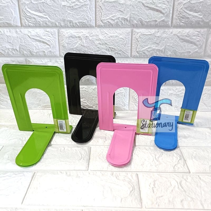 

Pembatas Buku Besi (1 Set) / Penyangga Buku / Siku Buku / Book End (Kecil no.7).
