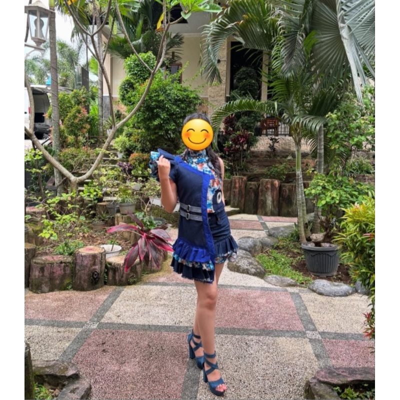 Baju fashion show batik casual , Costum fashion show batik casual modifikasi, kostum fashion show re