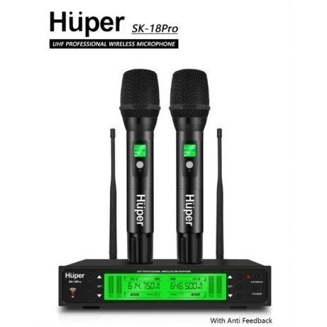 Mic Wireless Huper SK 18 PRO / Huper SK18PRO / Huper SK-18 PRO / Huper SK18 PRO Original