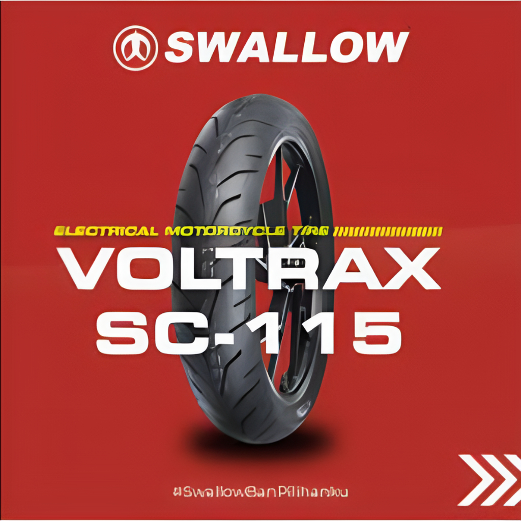 Ban Luar Swallow VOLTRAX SC115 250 - 10 / x 14 ukuran 2.50 ring 10 SC115 Ban Luar Motor Sepeda Listr