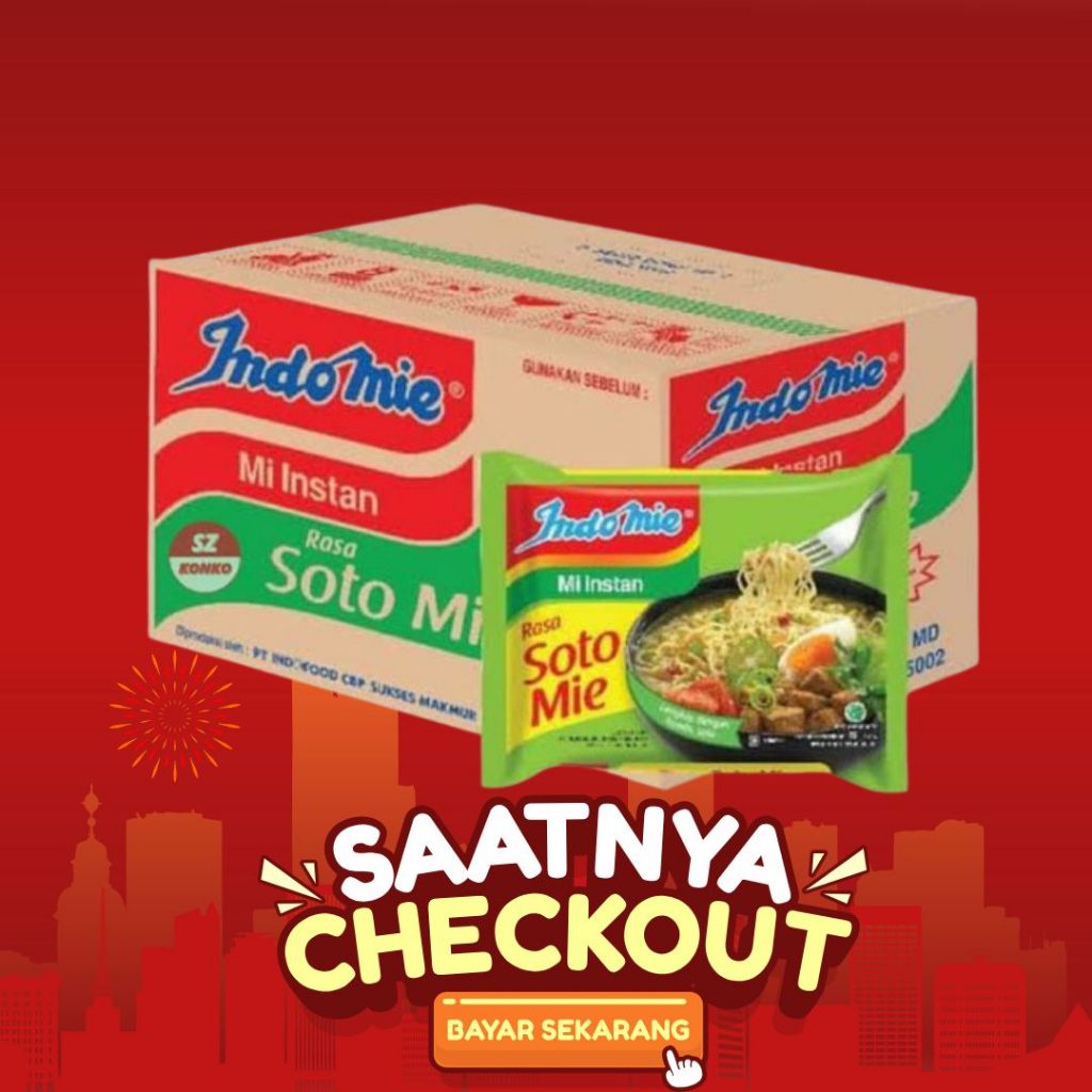 

INDOMIE SOTO MIE 1 DUS ISI 40PCS