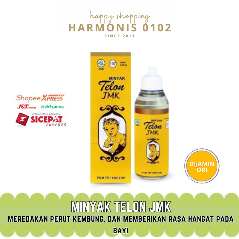 Minyak Telon Bayi cap JMK ( Dulu mereknya Nyonya Meneer ) ORIGINAL / ASLI 1000%