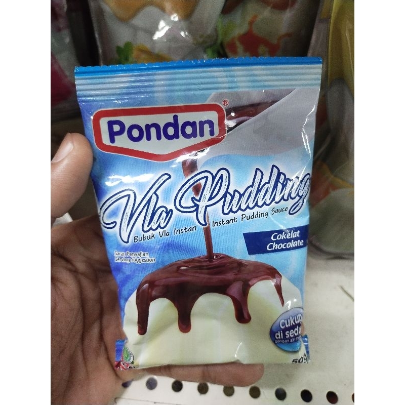 

Pondan Bubuk Vla Pudding Instan 50gr rasa coklat