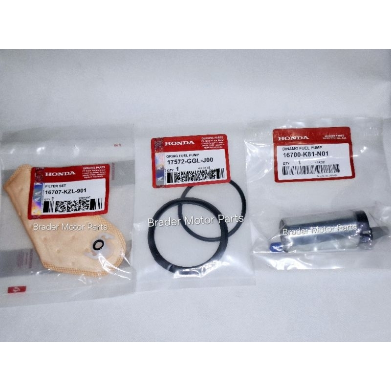 Rotak Dinamo + Filter Fuel Pump + Oring Fuel Pump Honda Beat Fi Beat Esp Scoopy Fi Vario 110 Fi Esp
