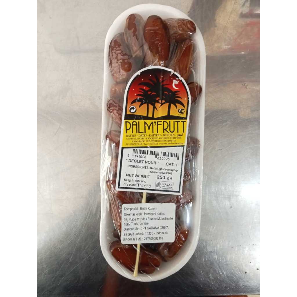 

KURMA PALM FRUTT KEMASAN 250 GR