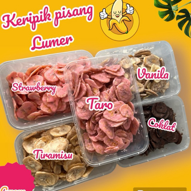 

PROMO keripik pisang lumer aneka rasa lampung kemasan BOX