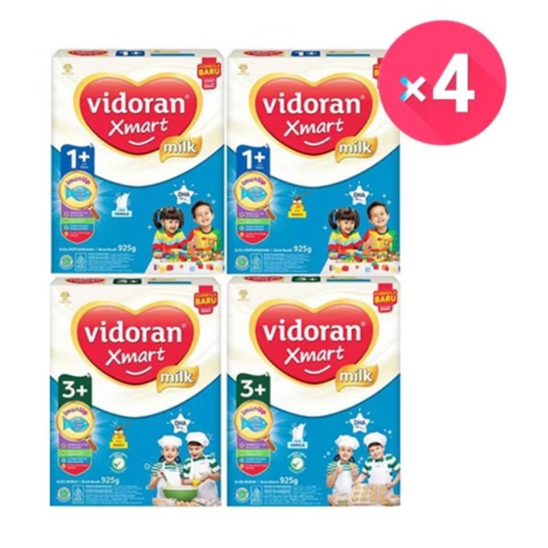 

[PAKET 4PCS] Vidoran Xmart 1+ 3+ 5+ 700gr 925gr Madu Vanila Coklat