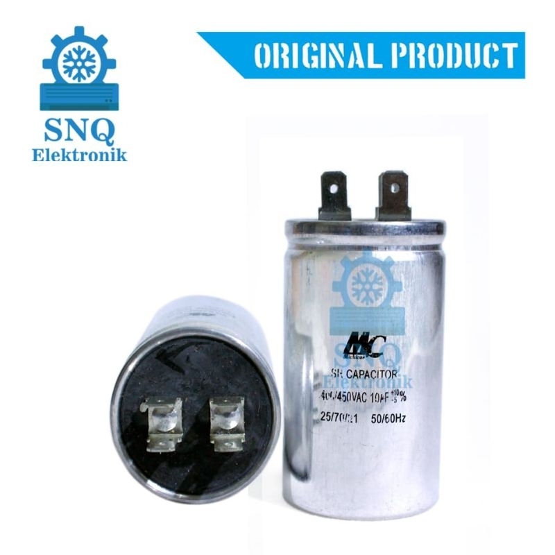 Capasitor AC samsung 1/2 PK 10 uf merk MC - Kapasitor ac samsung 1/2pk 10 mikro